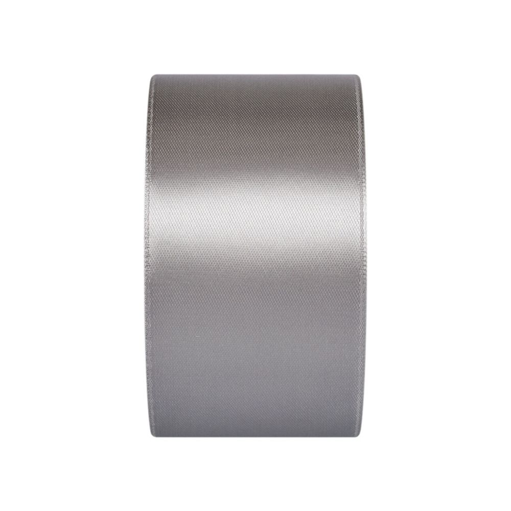 Лента атласная 1-сторонняя 50.0 мм / 33±2 метра, 059 серый, Gamma