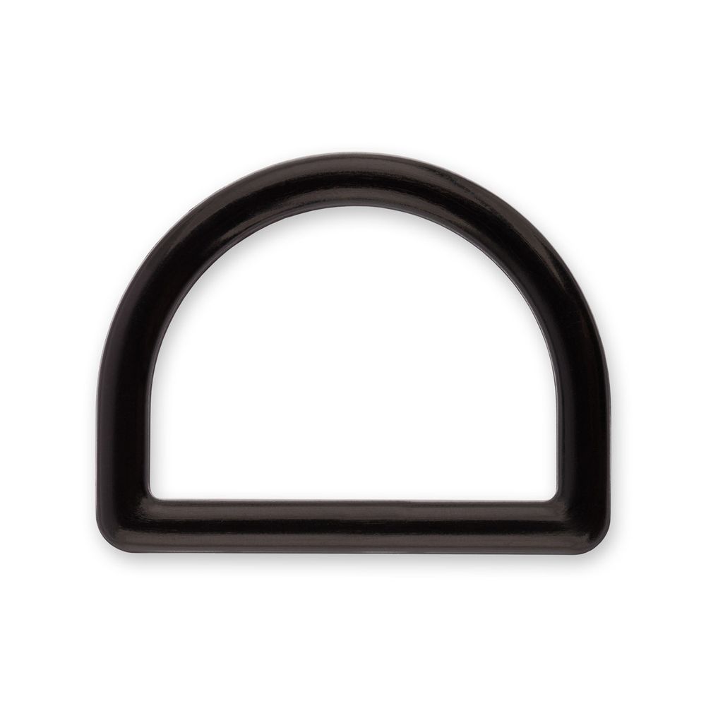 Полукольцо пластик 32 мм, 100 шт, черный, Gamma DRD001