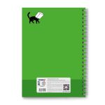 Тетрадь ученическая общая, A4 80 л. на гребне 65 г/м², белизна 100 %, 4 шт, клетка, 01231 КОТоворот, Светоч Т125