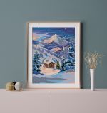 Картина по номерам Фрея PKZ/PM-076, Сказочная зима, (на картоне) 40х30 см