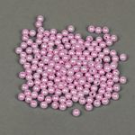 Бусины пластик (перламутр) ⌀8 мм, цв.092 сиреневый, уп.50г (213шт), Magic4Hobby