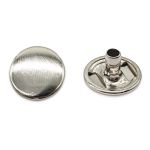 Часть кнопки Дельта (O-образная) ⌀15 мм (A-часть), 9/15 никель мет. кольц, 100 шт