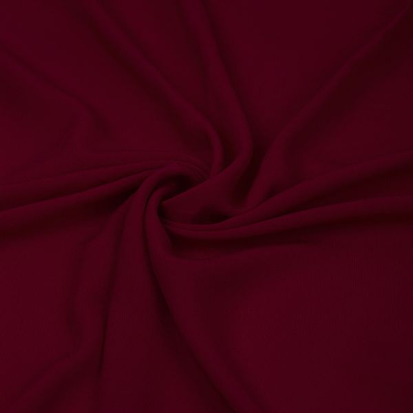 Штапель 110 г/м² 145 см / 2 метра, Vi-30-16, 16 бордовый