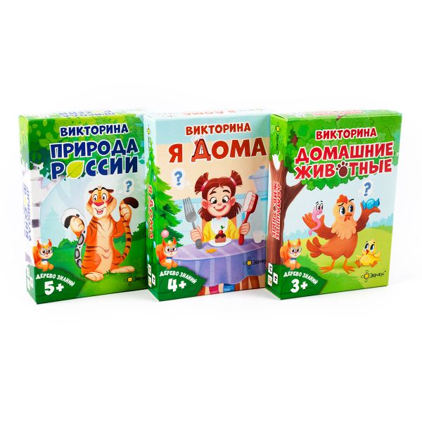 Игра настольная Эврикус Дерево знаний: Домашние животные BG-17100