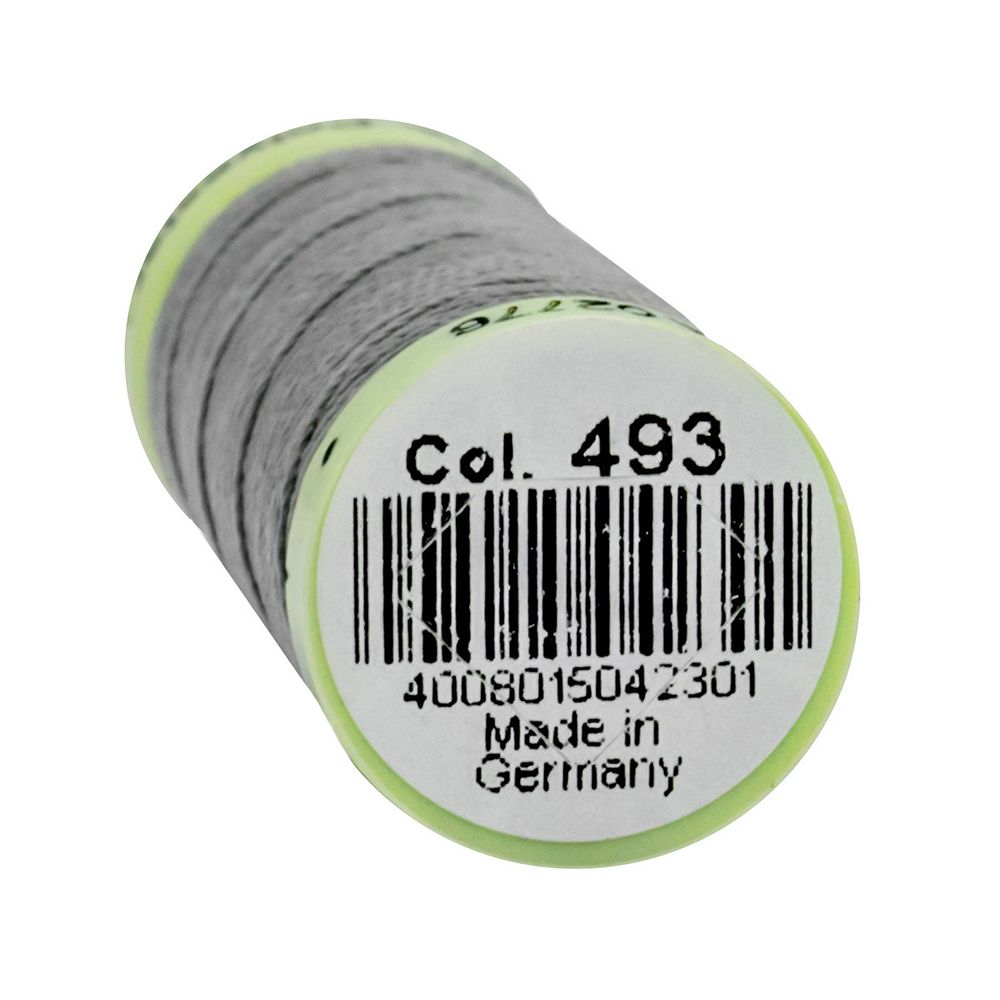 Нитки отделочные Gutermann Top Stitch, 30м, 493 пепельно-серый, 5 катушек