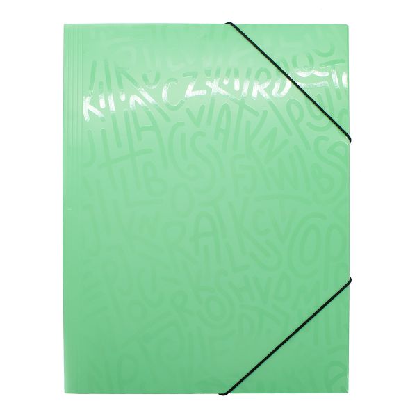 Папка на резинке Lamark Delight Time, картон, 240х310х27, цвет мята LAMARK110