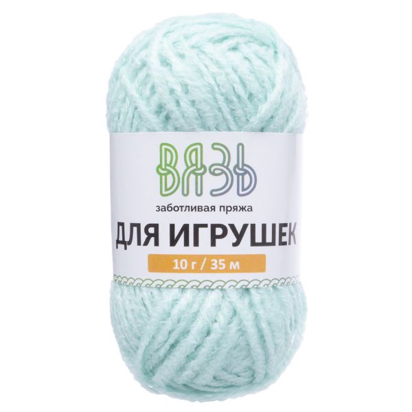 Пряжа Вязь Для игрушек / уп. 6 мот. по 10 г, 35 м, ассорти №1 Пастельный микс