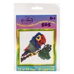 Набор для вышивания нитками РС Студия, Попугай 11х11 см