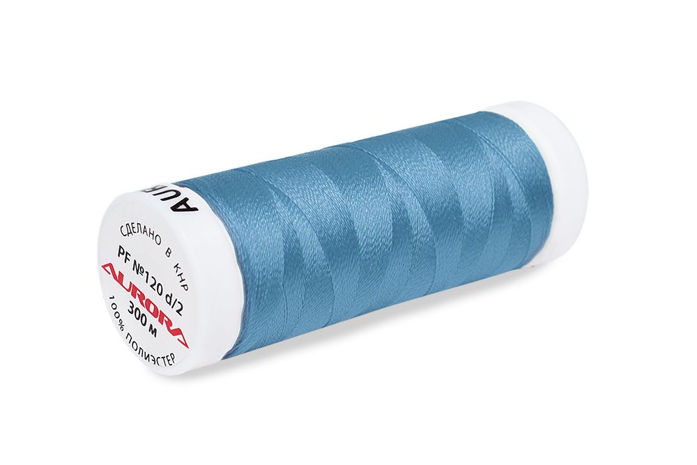 Нитки для креативных работ Aurora №120, 300 м, цв. PF354, 5 катушек