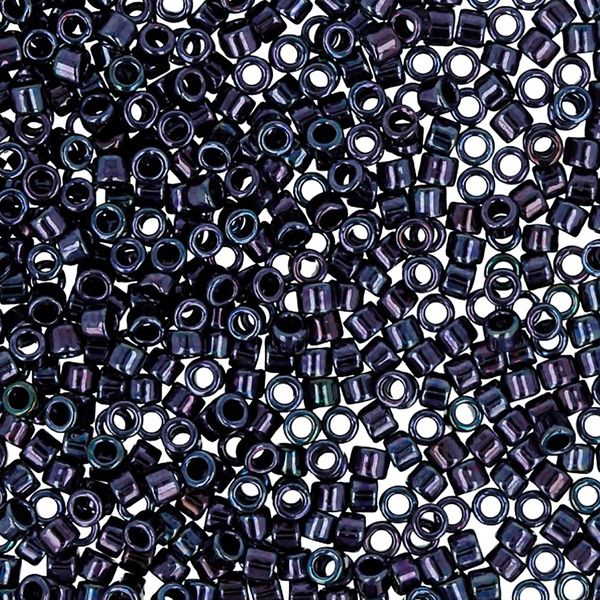 Бисер Toho 11/0 Treasure 1 (1.6 мм), 25 г (5х5 г), 0090 т.сливовый