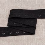 Резинка бельевая (окантовочная) 20.0 мм / 50 метров, тканая, черный, ML124020/99