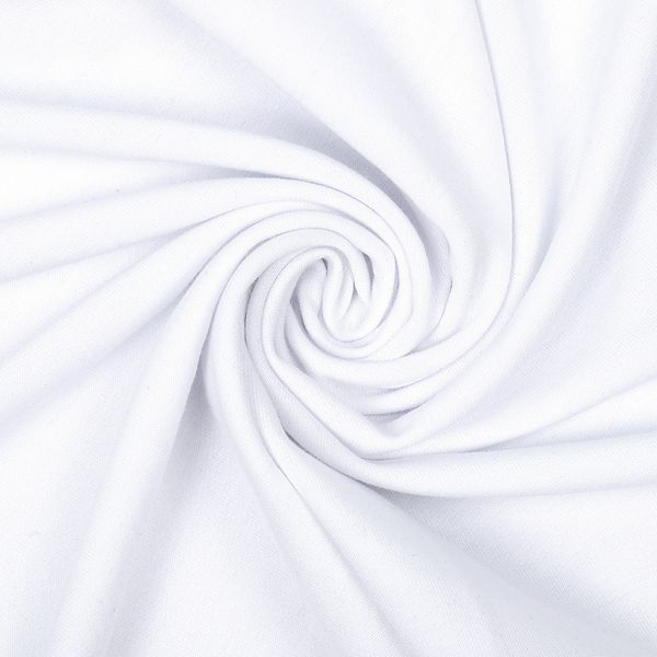 Футер 2-нитка петля поливискоза стрейч 220 г/м², 160 см / 3 метра, ФУТ2Х.TBY.ПЭ-ВИС.БЕЛ.3, цв.белый