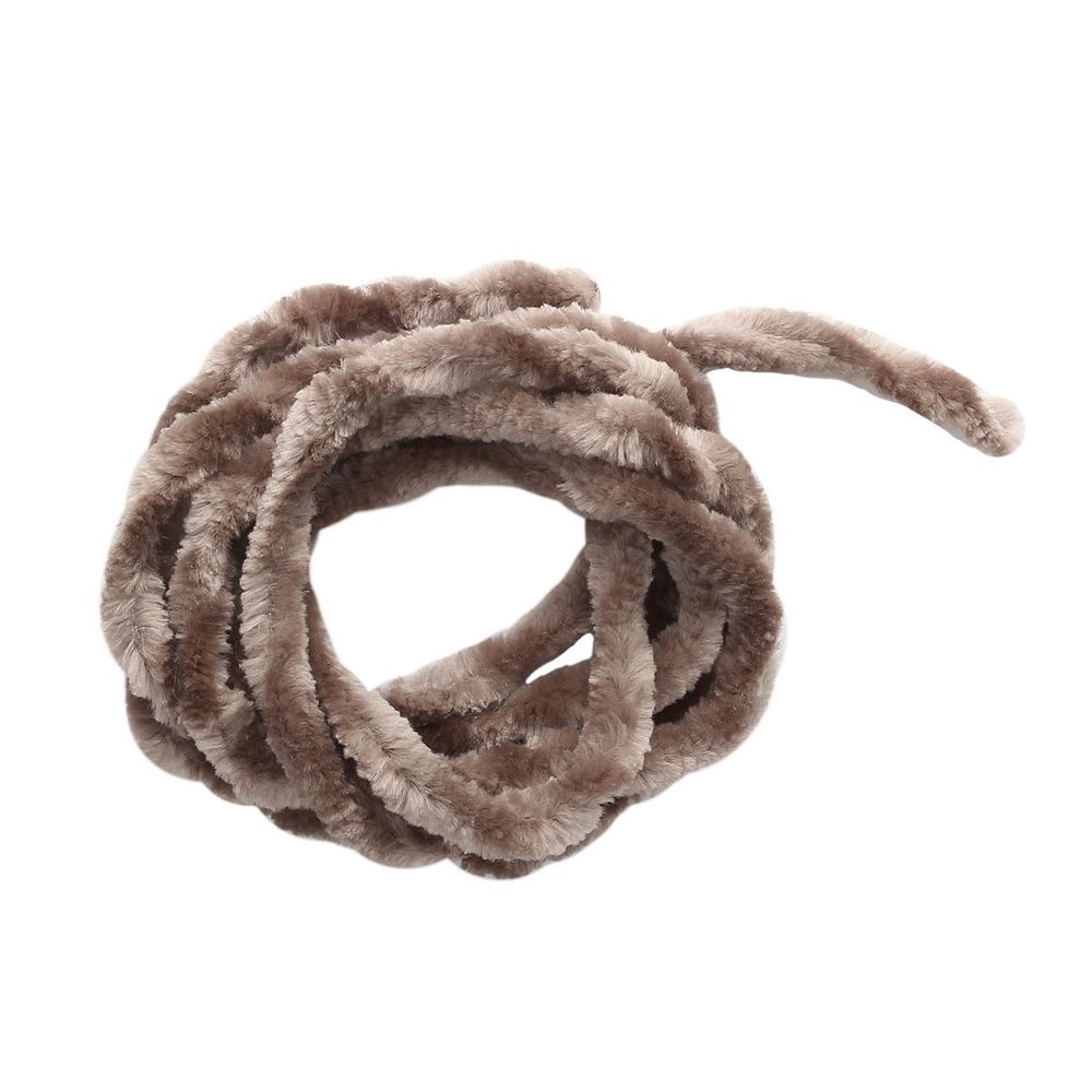 Синель для брошей 0.5 мм / 1 метр, микро п/э, Астра, мокко Синель для брошей 0.5 мм / 1 метр, микро п/э, Астра, мокко