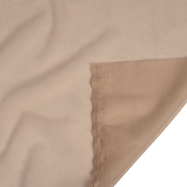 Сетка бельевая эластичная 80 г/м², шир.160 см / 50 метров, 30 кофе с молоком /068.30/