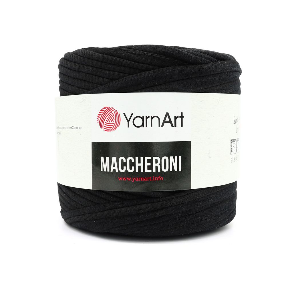 Пряжа YarnArt (ЯрнАрт) Maccheroni, 8х600г ± 100г, цв. 2 черный