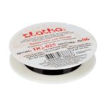 Проволока для бисера ⌀0.25 мм, 120 метров (12х10 метров), 06 черный, Zlatka DG-025