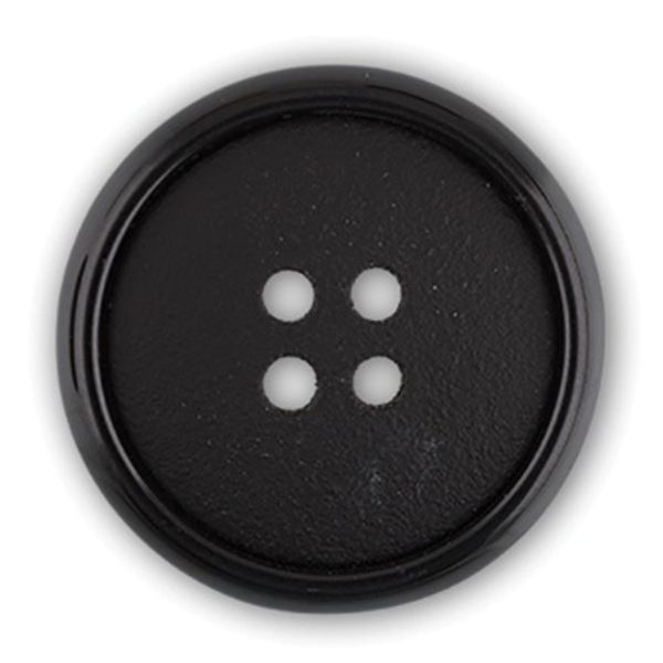 Пуговицы 4 прокола костюмные 21 мм, 24 шт, А008 черный, Gamma OXG 0029