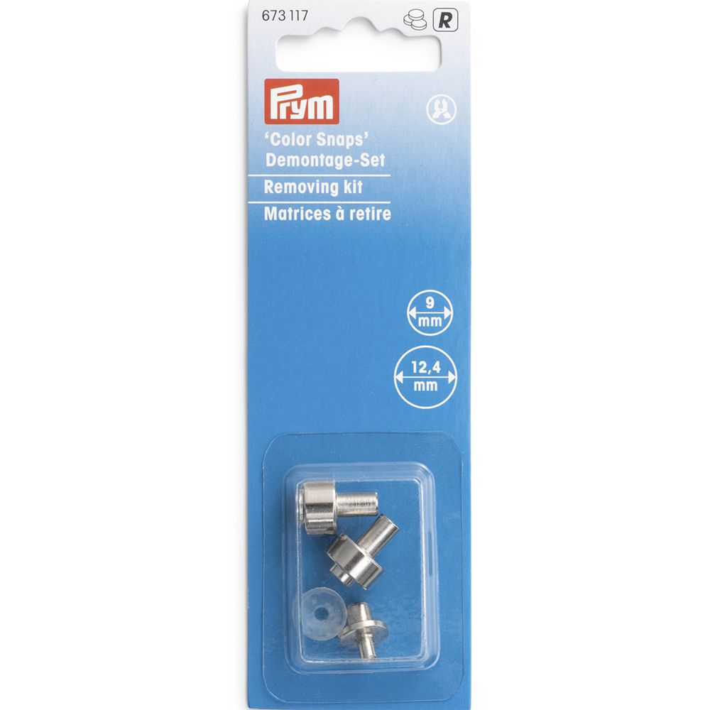 Набор насадок для удаления кнопок Color Snaps, Prym 673117