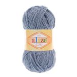Пряжа Alize (Ализе) Softy / уп.5 мот. по 50 г, 115м, 119 серое небо A