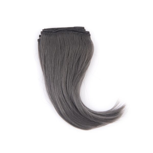 Трессы для кукол 15 см, 100 см, 22 г, 35 серый, HobbyBe HAR-11