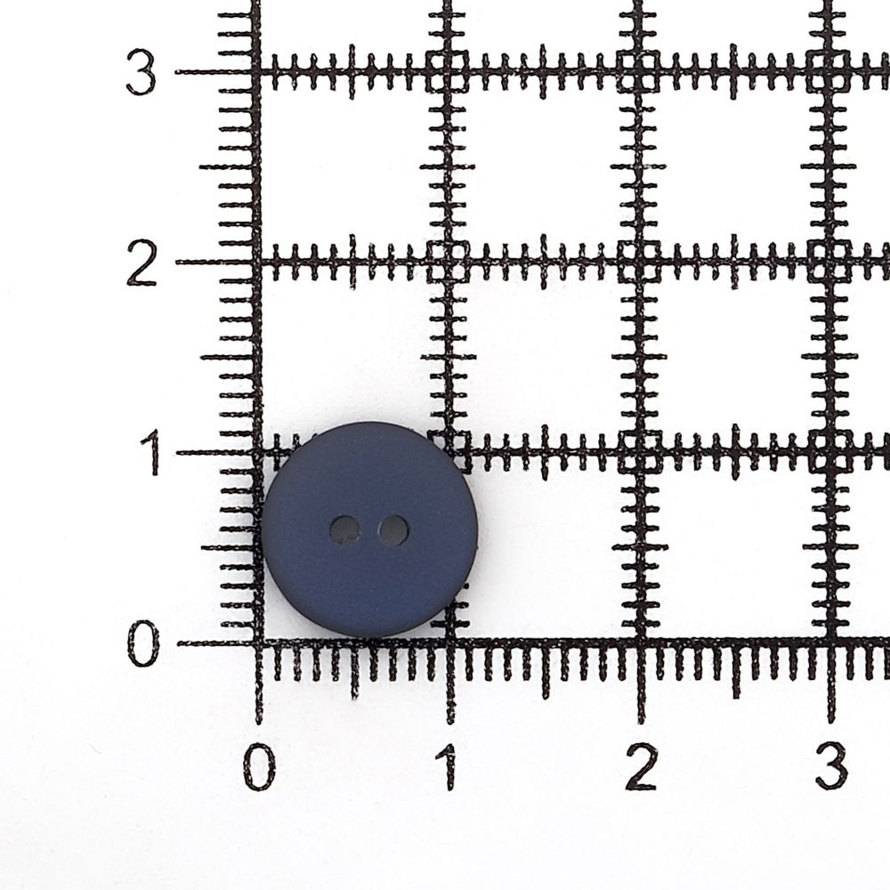 Пуговицы на 2 прокола 18L (11мм), пластик (col.22 темно-синий), CR-K18M, 144 шт