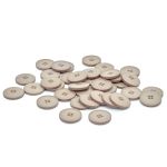 Пуговицы 4 прокола 40L (25мм), (Beige (бежевый)), 36 шт