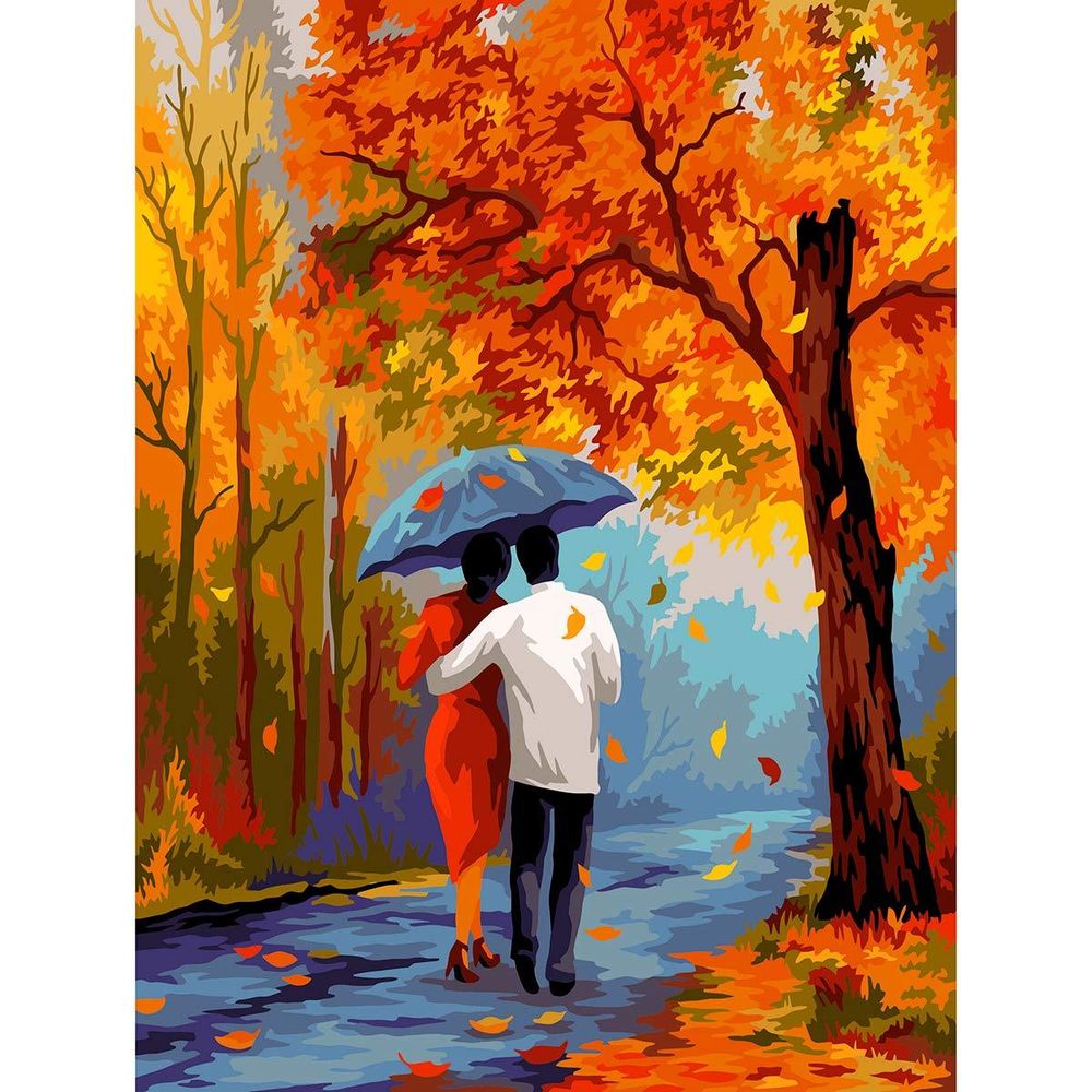 Картина по номерам Русская живопись, Теплые чувства 40х50см