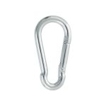 Карабин металл 18.0 мм (58х29 мм), 10 шт, 04 никель, Gamma GH 119/25/10