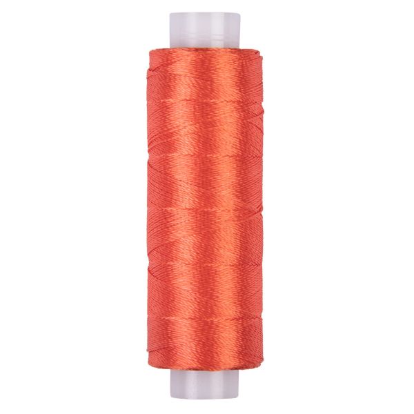 Нитки вышивальные Gamma V150/2, 10х200 ярдов, 183 м, 3040 морковный