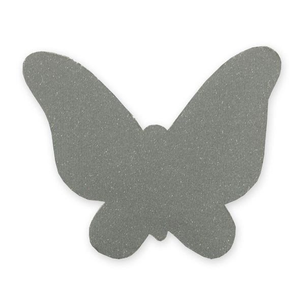 Термоаппликация светоотражающая №5, 10 шт, Бабочка 3.5х3 см, Blitz