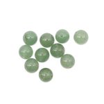 Бусины натуральный камень авантюрин 10 мм, 10 шт в упак, Астра