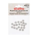 Рондели 10 мм, 20 шт, 01 под античное серебро, Zlatka MRR-03