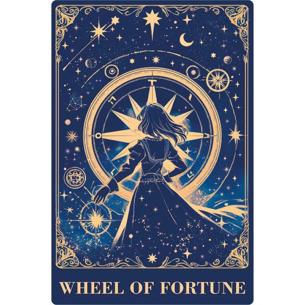 Пазл фигурный деревянный 156 элементов, PZLF-027 Звездное Таро. Колесо Фортуны, Фрея