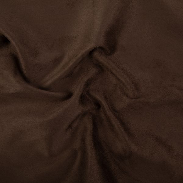 Замша искусственная отрез 35х50 см, 175±5 г/м², 19-1116 brown (коричневый), Peppy Woven Suede