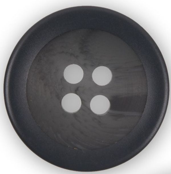 Пуговицы 4 прокола костюмные 15 мм, 24 шт, D389 т.серый, Gamma RVC 0009