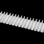 Лента (тесьма) шторная: сборка карандаш (1:3) 60 мм / 50 метров, белый, OZ-IS 2701