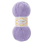 Пряжа Alize (Ализе) Baby Best / уп.5 мот. по 100 г, 240м, 682 лавандовый