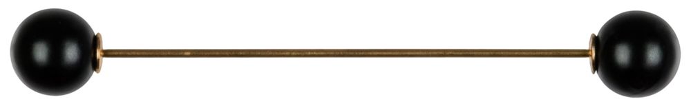 Застежка для кардигана 75x10 мм, 1 шт, 04 никель (черный), Blitz GB 1624