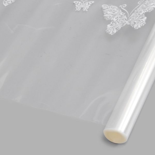 Пленка Бабочки Кружево белая 70 см / 9.14±5% метра