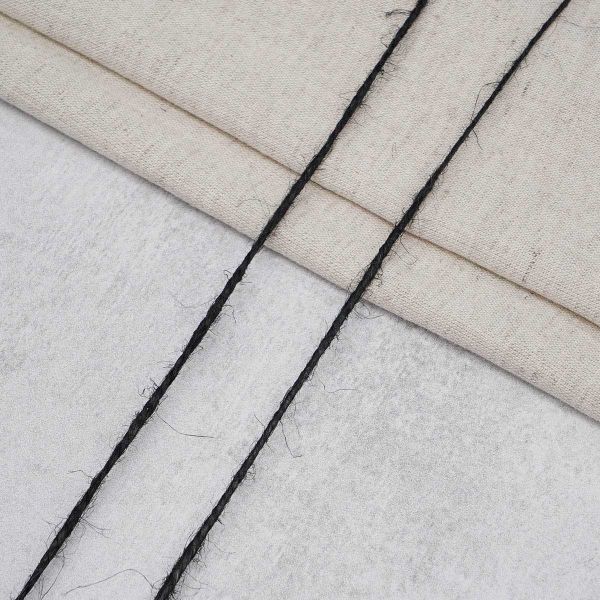 Шпагат джутовый ⌀1.4 мм / 50 метров (50 г), 2-ниточный, 1200 текс, евробобина, черный