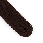 Шнур плетеный ⌀4.0 мм, 100±5 м, мелк. плетение, 072(40072) коричневый, Gamma Т-02 (4с2)