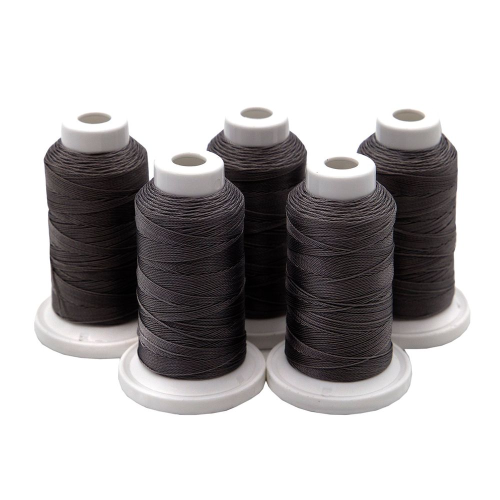 Нитки филаментные 420D/3, 137 м, Астра, 6342 т.серый