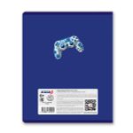 Тетрадь ученическая общая, выборочный лак, A5 96 л. на скобе 65 г/м², белизна 100% 5 шт клетка, 01531 Гжель, Светоч Т80