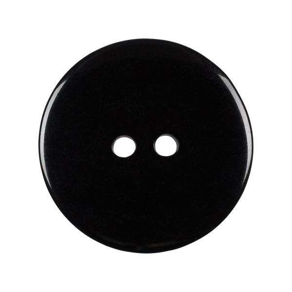 Пуговицы 2 прокола костюмные 25 мм, 50 шт, А008 черный, Blitz DRN 0119
