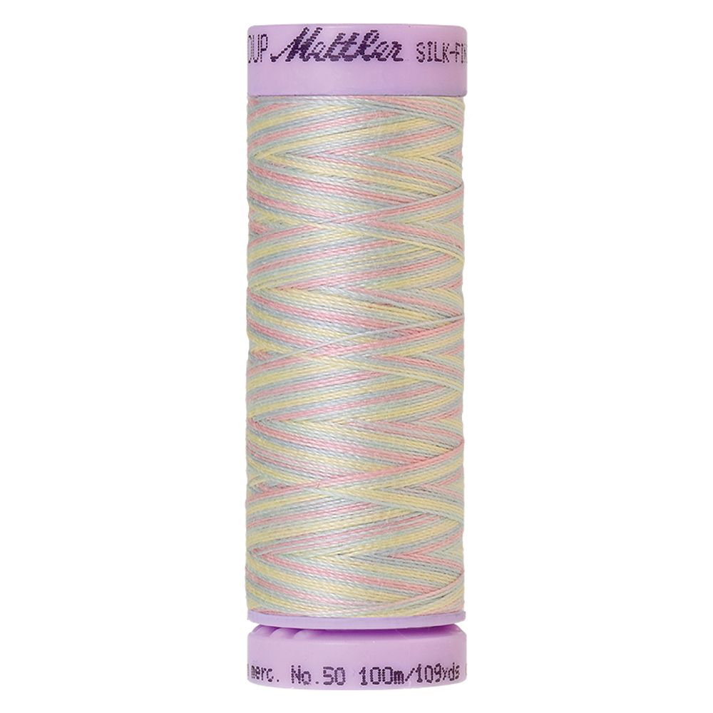 Нитки хлопковые отделочные Mettler Silk-Finish multi Cotton 50, 100 м, 9826, 5 катушек