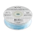 Лента капроновая (органза) 20.0 мм / 25 метров, 088 небесно-голубой/серебро, Blitz ORT-20