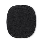 Заплатка термоклеевая, деним, джинс, 10х14см, 2 шт, черный цв, Prym