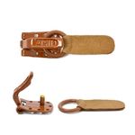 Крючок шубный Amii 15 мм, RAL 8007, 50 шт, 07 св.коричневый