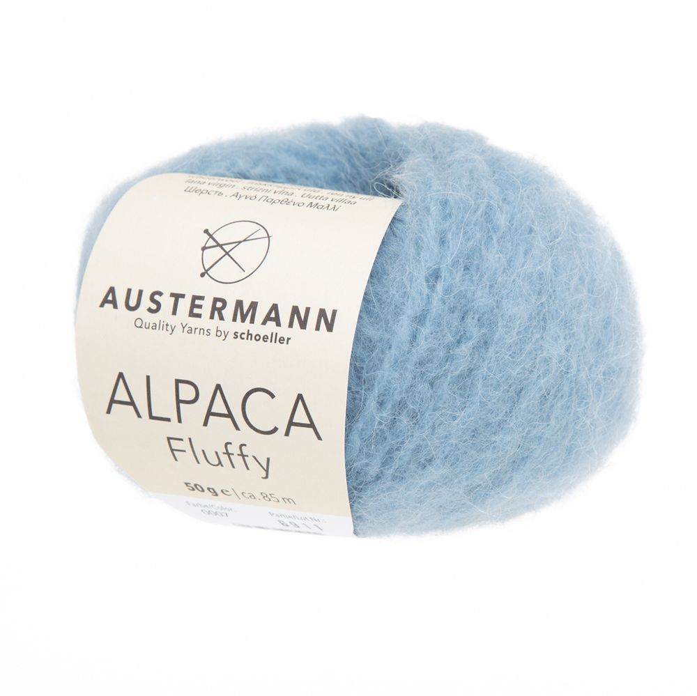 Пряжа Austermann (Аустерманн) Alpaca Fluffy / уп.10 мот. по 50 г, 85 м, 12007