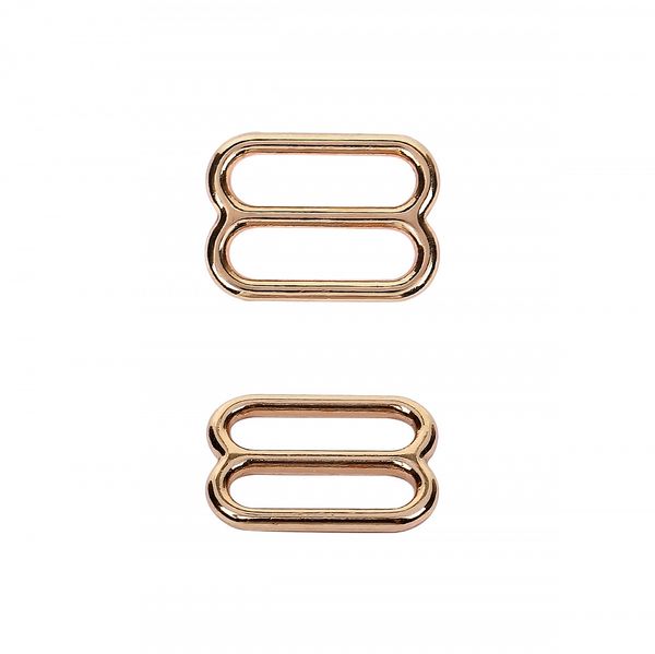 Рамки-регуляторы для бюстгальтера металл 10.0 мм, 810 цв.золото, уп.100 шт